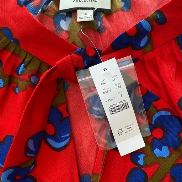 Tie Neck Top- NWT - Picture 4 of 4